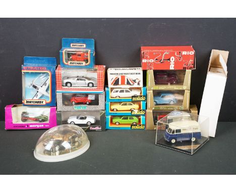 16 Boxed diecast models to include 4 x Brumm, 2 x Matchbox (1 x Skybusters), 2 x Corgi DetailCars featuring ART 1005 Ferrari 