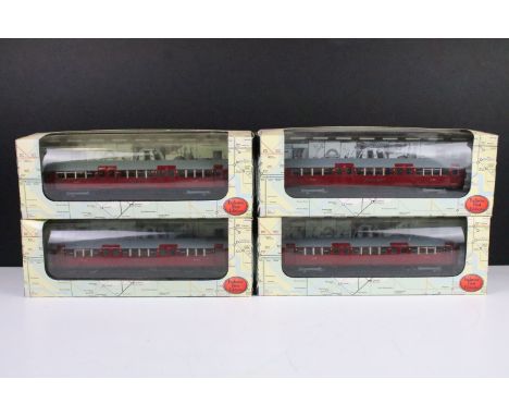 Set of four boxed 1/76 scale EFE Exclusive First Editions The London Underground 1938 London Tube Stock Northern Line diecast