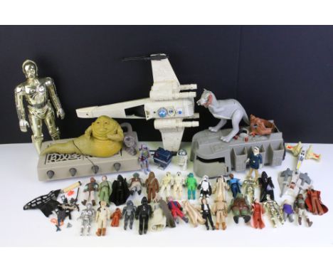 Star Wars - 36 Original Star Wars figures to include 2 x Darth Vader, Chewbacca, Squid Head, Nien Numb, 2 x Stormtrooper, Sco