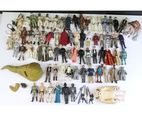 Star Wars - 70 Original Star Wars figures to include Death Star Gunner (Last 17), Han Solo, Darth Vader, Lando Calrissian (Sk