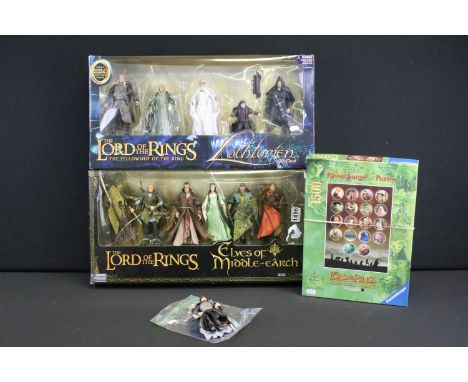 Lord Of The Rings - Two boxed figure sets to include The Fellowship Of The Ring Lothlorien gift pack and Elves of Middle-Eart