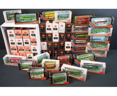 60 Boxed 1/76 scale EFE Exclusive First Editions diecast model buses to include The Routemaster Series, De-Regulation, etc, w