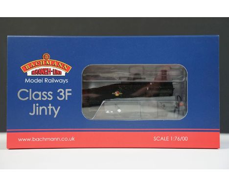 Boxed Bachmann OO gauge 32232 Class 3F Jinty 47500 BR black late crest locomotive 