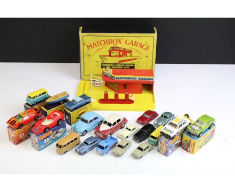 Quantity of boxed and unboxed Matchbox, Dinky and Spot-On diecast models to include 4 x Matchbox Series diecast models to inc