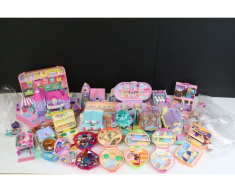 Polly Pocket - Quantity of Bluebird Polly Pocket playsets to include Polly's Pony Club, Nancy's Wedding Day, Stampin School, 