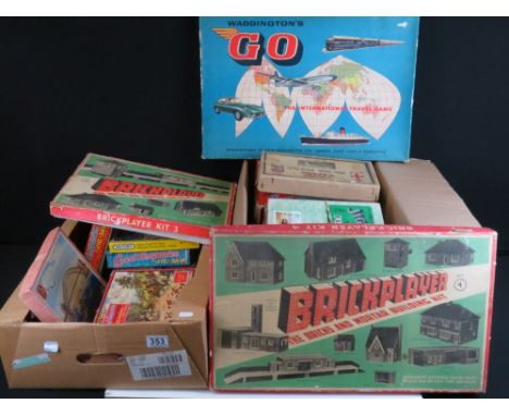 Collection of boxed games and jigsaw puzzles to include 2 x GWR jigsaws, 1 x Chad Valley, 1 x Cunard, 2 x Victory, 1 x Mercur