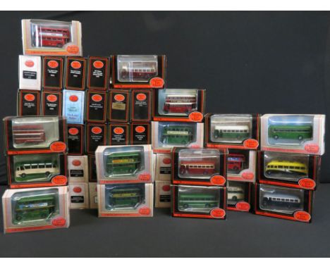 50 Boxed 1/76 scale EFE Exclusive First Editions diecast model buses to include De Luxe Series, City Bus, De-Regulation, etc,
