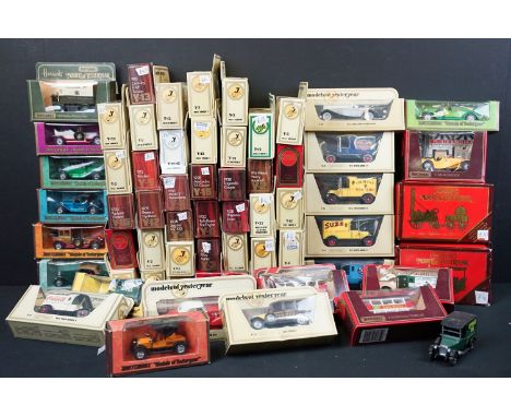 62 Boxed Matchbox Models Of Yesteryear diecast models to include Y-1, Y-16, Y-12, Y-9, Y-17, Y-11, Y-2, Y-8, limited edition 