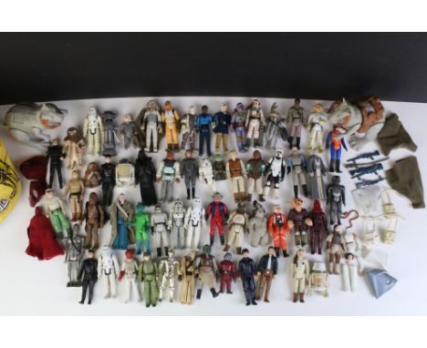 Star Wars - 59 Original Star Wars figures to include Lando Calrissian (General Pilot), Anakin Skywalker, Squid Head, Boba Fet