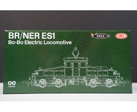 Boxed Heljan OO gauge BR/NER ES1 1204 BR Late Crest Lined Green 'ES1' 26500 Bo-Bo Electric Locomotive, with user manual, ex 