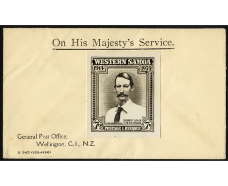 Samoa. 1939 25th Anniversary of New Zealand Control, an unusual collection with the set in mint singles and imprint blocks, s
