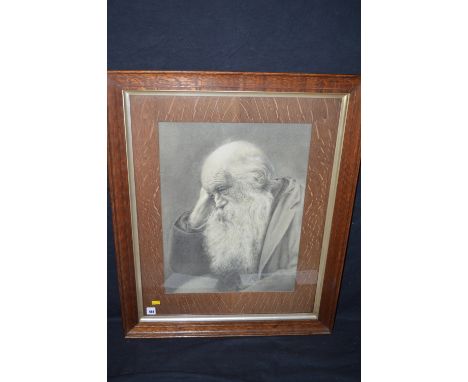 A watercolour, by Charles Hopper - portrait of a bearded gentleman, signed and dated 1913.