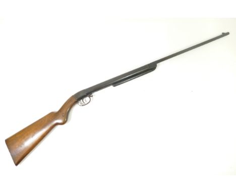 An early 20th century Diana .177 underlever air rifle having walnut stock. This product is not for sale to people under the a