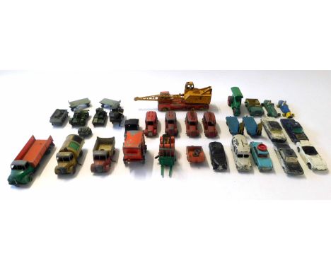 Large quantity of Dinky toys and other models, varying conditions (44)   