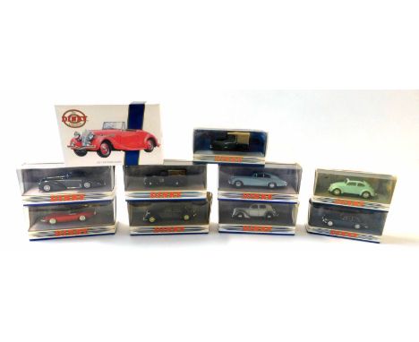 Collection of Dinky Matchbox toy cars including examples from the Dinky Collection (10)  