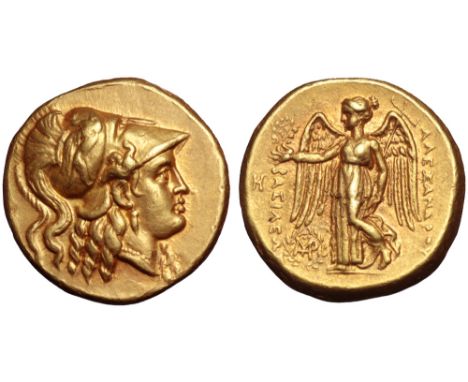 Seleukid Empire, Seleukos I Nikator AV Stater. In the name and types of Alexander III of Macedon. Babylon, circa 311-308 BC. 