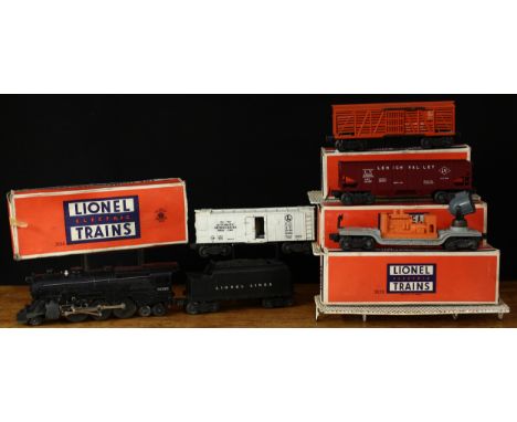 Lionel Electric Trains O27 Gauge, comprising 2035 K-4 2-6-4 steam locomotive, black livery, No.2035, boxed and Lionel Lines e