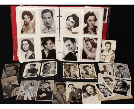 Stars of Stage and Screen - a collection of 1930's and later portrait postcards and trade cards of various actors and actress