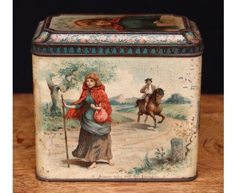 Advertising, Scottish Interest - a late 19th century McCall &amp; Stephen, Glasgow, rounded rectangular shaped pictorial bisc