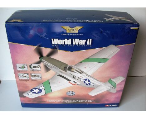 Corgi Aviation Archive, AA34401, 1:32 scale, WORLD WAR II WAR IN THE PACIFIC P-51D Mustang ‘Stinger VII’ Major Robert W. Moor