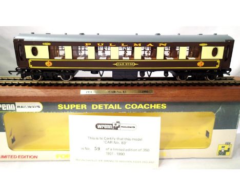 Wrenn W6101C Pullman car 83, limited edition 59/350, boxed. P&P Group 1 (£14+VAT for the first lot and £1+VAT for subsequent 