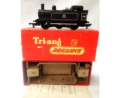 Triang R52 Jinty, 47606 in excellent condition, in box for R153, saddle tank with inner packing, oil bottle/paperwork etc. in
