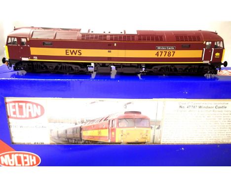 Heljan 4798 Class 47 Windsor Castle, 47787 EWS Livery, limited edition 983/1000, boxed. P&P Group 1 (£14+VAT for the first lo