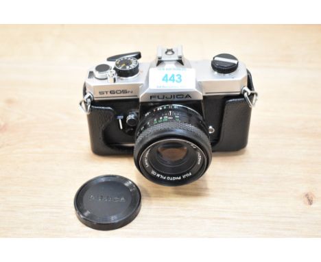 A Fujica ST605N camera with Fujinon 1:2,2 55mm lens