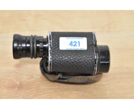 A Mons. Pris, Paris marked No1 Mk1 and No1 MkII monocular No92109 with military crowfoot mark