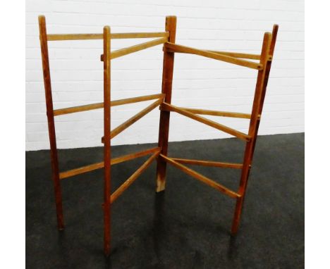 vintage pine towel rail