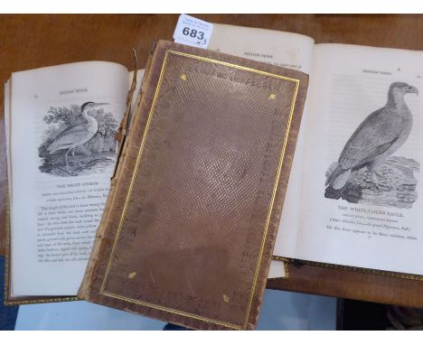 Bewick, T 'A History of British Birds', Newcastle, printed by Edward Walker 1821, engraved vignette to title page, some foxin