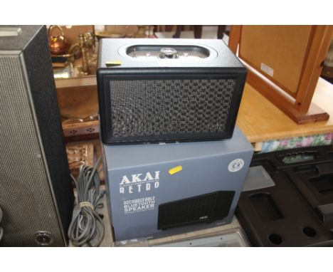 An Akai retro style bluetooth speaker