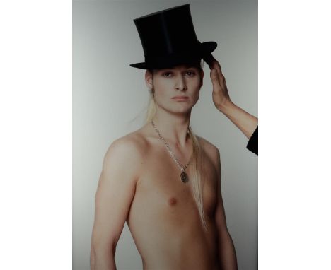 Ruud van der Peijl(The Hague 1960- 2021 Amsterdam), Top hat/ Koos Faber, 2004, photo print. 100 x 70 cm.