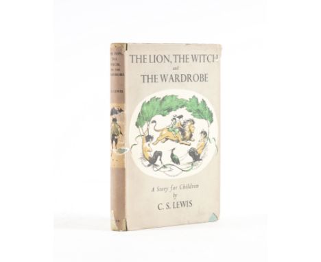 LEWIS, C. S. (1898-1963). The Lion, The Witch and the Wardrobe, London, 1950, 8vo, coloured frontispiece and illustrations by