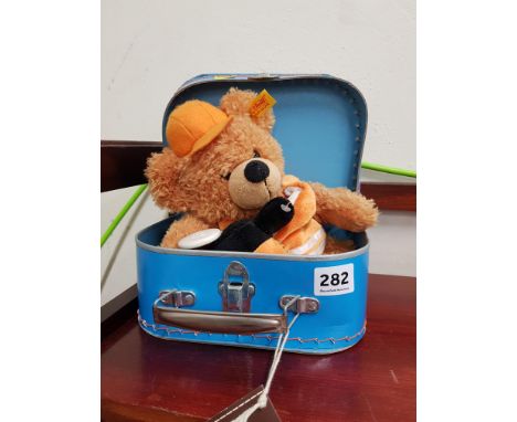 STEIFF BEAR IN SUITCASE