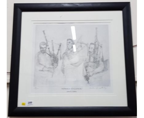 LTD EDITION PRINT HOMAGE TO GLENVIG - JOHN B VALLELY