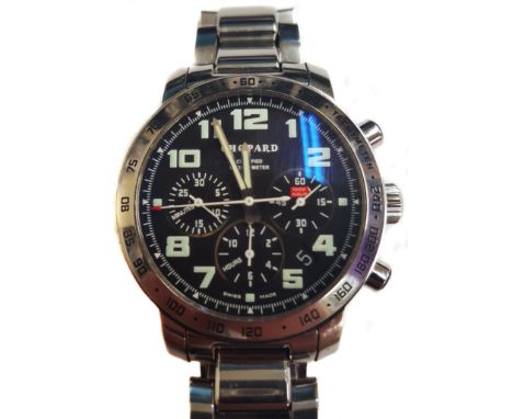 A gentleman's Chopard Mille Miglia 8920, 40mm, on stainless steel bracelet, automatic movement