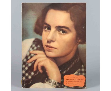 Druck und Werbekunst, 1938, Heft 12 Printing and Advertising Art, Die graphische Fachzeitschrift, The Graphic Monthly, 16. Ja