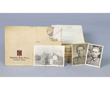 Posten Feldpost Belege 1942/43 Konvolut von ca. 60 überwiegend als Brief postalisch von 1942 bis 1943 gelaufene Feldpost, an 
