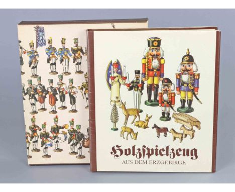 Holzspielzeug aus dem Erzgebirge von Manfred Bachmann mit Zeichnungen von Hans Reichelt, Geschichte der erzgebirgischen Spiel