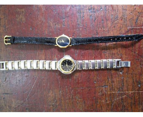 A Raymond Weil and Christian Dior ladies wrist watch