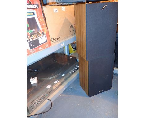 Panasonic SG4000 music centre with speakers CONDITION REPORT: All electrical items in this lot have been PAT tested for safet