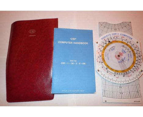 Pooleys CRP1 computer with manual and bag 
