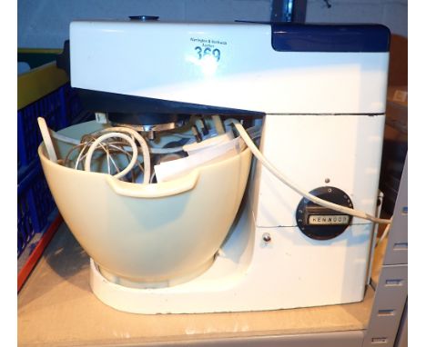 Vintage Kenwood chef with attachments and mincer  CONDITION REPORT: All electrical items in this lot have been PAT tested for