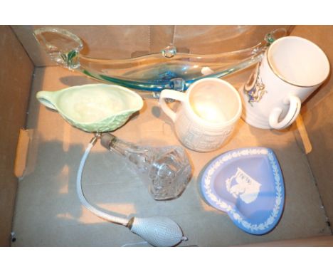 Mixed ceramics and glass including Murano 