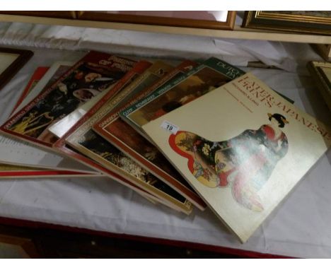9 books on art including Old Master, Dutch Masters, Japanese, Fantasy etc