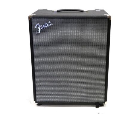 Fender Rumble 200 Bass Amplifier no.ICTH13018816, has various controls including Overdrive, Gain. Bright and Vintage and inpu