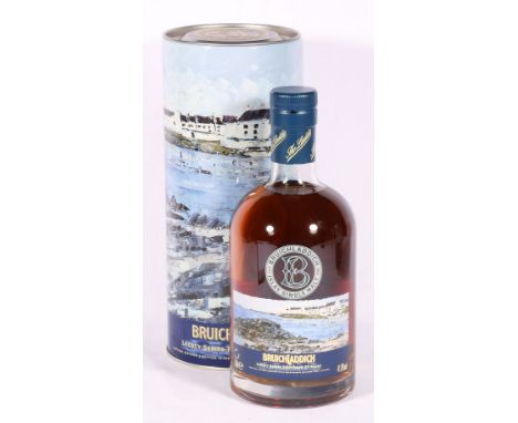 BRUICHLADDICH legacy series two 37 year old Islay single malt scotch whisky bottled in 2003 70cl 41.8% vol in cylinder tin de