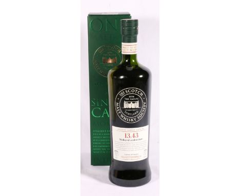 The Scotch Malt Whisky Society (SMWS) 13.43 (DALMORE) 'Medaeval Combat Dram' 19 year old single cask single malt scotch whisk