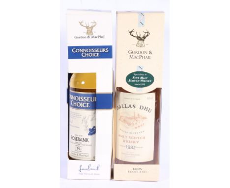 ROSEBANK 18 year old single malt scotch whisky Gordon and Macphail Connoisseurs Choice distilled 1991 bottled 2009 70cl 43% v